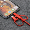 Gun Rack design 3 in 1 micro usb typec lightning USB Charging cable