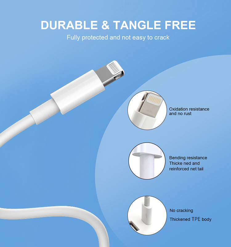 Charging Cable for Apple iPhone 12 Fast Charging Line Is Suitable for Apple Mobile Phone Charging Line