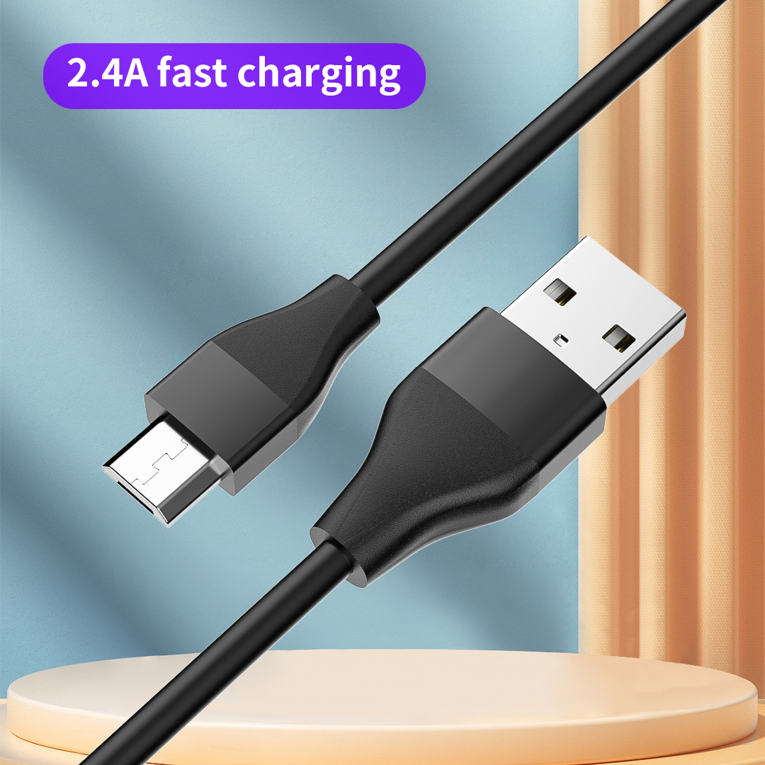2022 New 2.4A 3A 5A 6A PVC 1m 2m Custom USB Micro Type C Lightning Phone Charge USB Cable USB C Cable for iPhone Charger